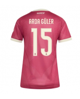 Real Madrid Arda Guler #15 Maglia Gara Terza Repliche 2026-27 Donna Maniche Corte Real Madrid Arda Guler #15 Maglia Gara Terza Repliche 2026-27 Donna Maniche Corte